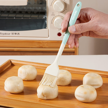 Set spatule din silicon pentru coacere - spatule din silicon alimentare, rezistente la temperaturi înalte, pensulă pentru ulei, spatulă pentru cremă de tort și pensulă pentru condimente.
