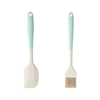 Set spatule din silicon pentru coacere - spatule din silicon alimentare, rezistente la temperaturi înalte, pensulă pentru ulei, spatulă pentru cremă de tort și pensulă pentru condimente.