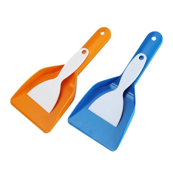 Lopată plastică pentru dezghețarea congelatorului și a frigiderului, cu bază plată, groasă