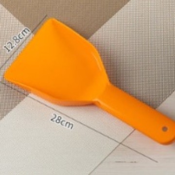 Lopată plastică pentru dezghețarea congelatorului și a frigiderului, cu bază plată, groasă
