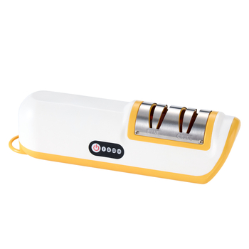 Ascuțitor electric de cuțite, fără fir, multifuncțional, compact, cu piatră de ascuțit automată pentru cuțite de bucătărie