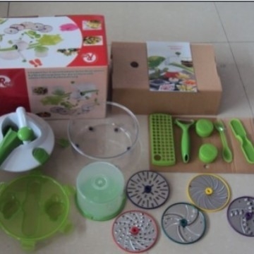 Tăietor multifunctional pentru legume și salată, cu funcție de uscare a fructelor, răzuitor pentru castraveți și cartofi