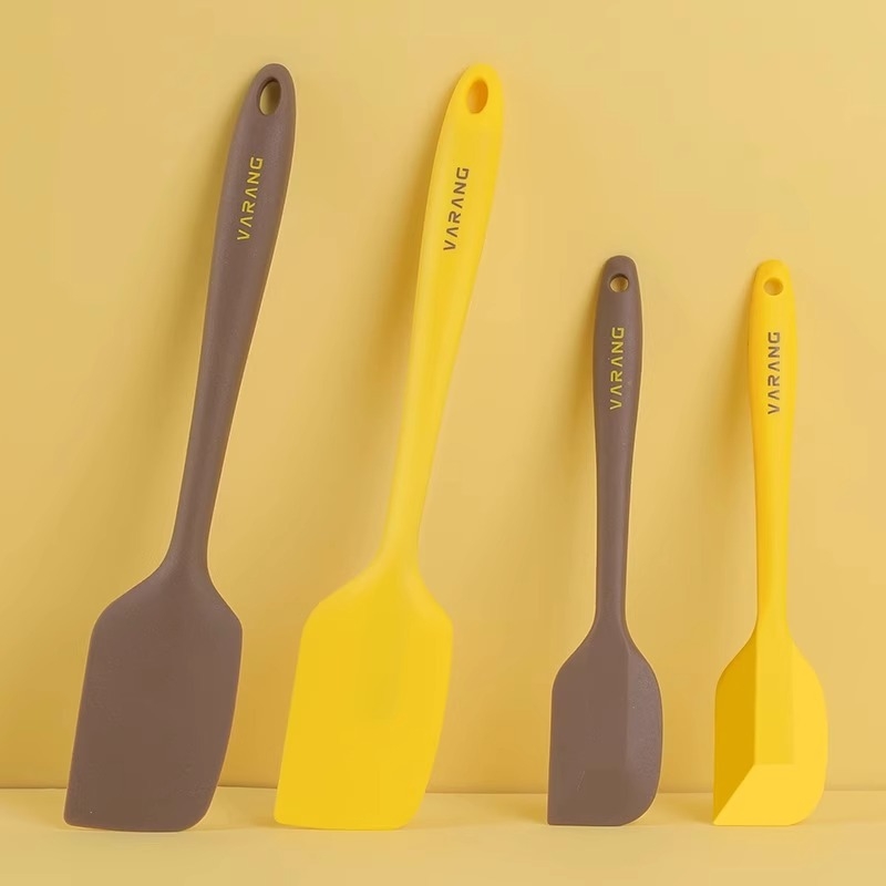 Spatulă din silicon rezistentă la temperaturi înalte, corp unic, pentru prăjituri și amestecare