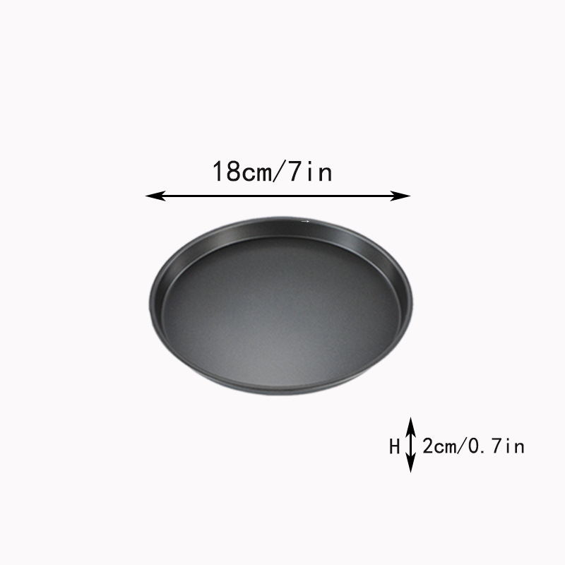 Formă de prăjit pentru air fryer, rotundă, universală, rezistentă la temperaturi înalte, cu fund solid antiaderent, 30 cm