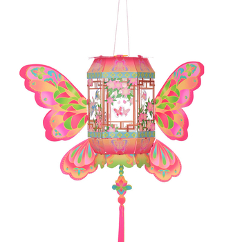 Lanterne pentru Festivalul Primăverii, lanterne de mână, kit DIY pentru copii, lanterne tradiționale creative, în stil chinezesc