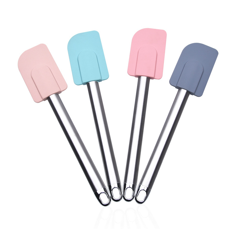 Spatulă din silicon rezistentă la temperaturi înalte, pentru coacere și cremă de tort