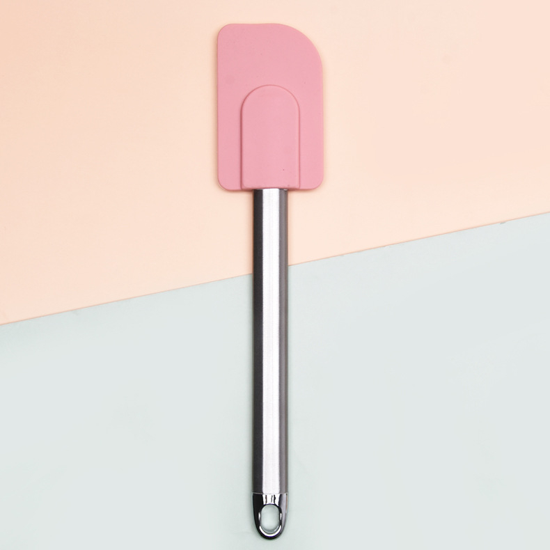 Spatulă din silicon rezistentă la temperaturi înalte, pentru coacere și cremă de tort