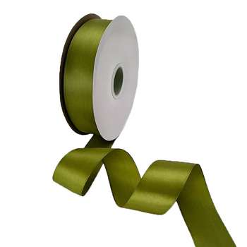 Bandă verde de satin pentru buchete, lățime 4 cm, panglică poliester pentru împachetare, fundă pentru cadouri