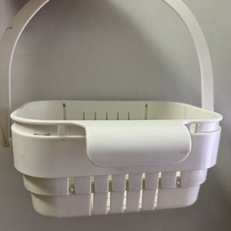 Coș pliabil de drenaj pentru bucătărie, agățat de chiuvetă, raft pentru robinet, pentru resturi alimentare
