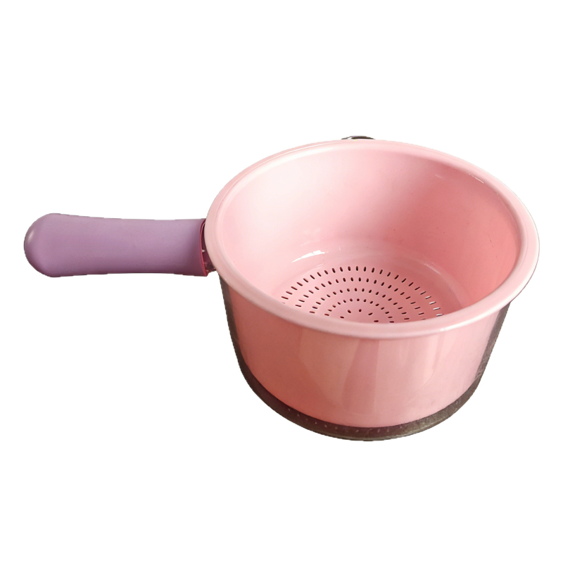 Coș de drenaj din plastic, cu două niveluri, pentru chiuveta bucătărie, separă resturile alimentare și filtrează apa.