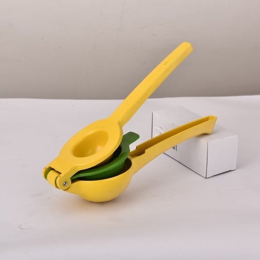 Storcător manual multifuncțional pentru bucătărie – din aliaj de aluminiu, 2 în 1 pentru lămâie
