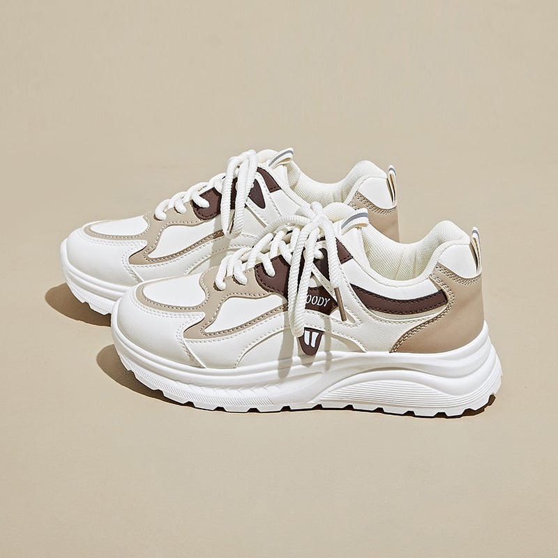 Ženske tenisice tip Dad Shoes, korejska verzija - debeli potplat, povećanje visine, visoki gornji dio, svakodnevni gradski stil, model G2503
