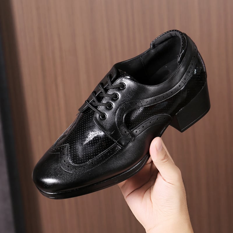 Muške plesne cipele za moderni ples, ballroom i mornarski ples, visoke potpetice, za vanjsku upotrebu, proljeće, jesen, zima