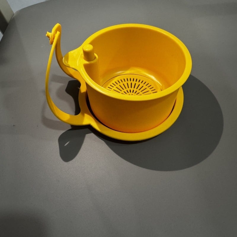 Coș suspendat pentru scurgere la chiuvetă, pentru bucătărie – filtru prin presare pentru spălarea fructelor și eliminarea resturilor