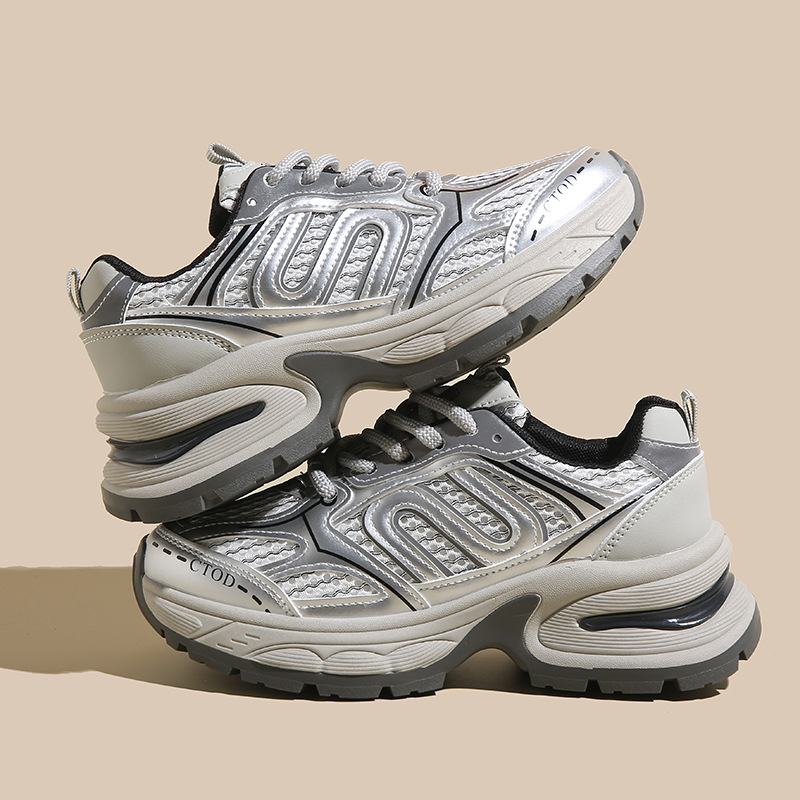 Ženske tenisice u korejskom stilu dad shoes, jesen 2024, sportske casual tenisice s debelom potplatom BS103