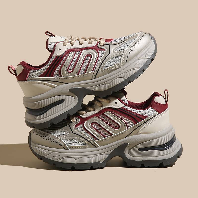 Ženske tenisice u korejskom stilu dad shoes, jesen 2024, sportske casual tenisice s debelom potplatom BS103