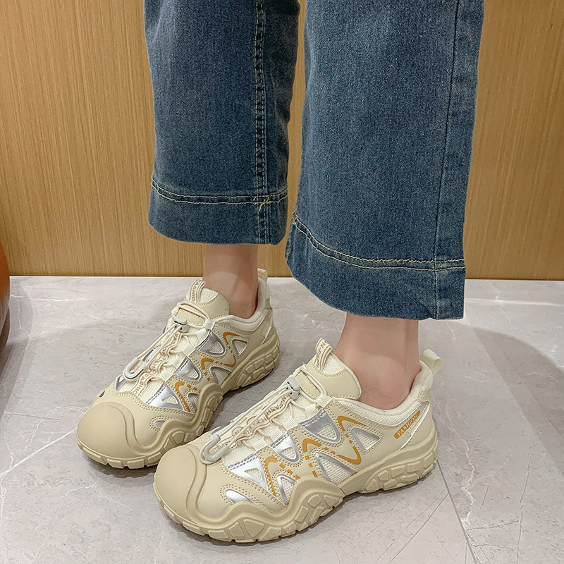 Ženske mrežaste planinske tenisice s debelim potplatom, udobne za svakodnevnu upotrebu, stil dad shoes