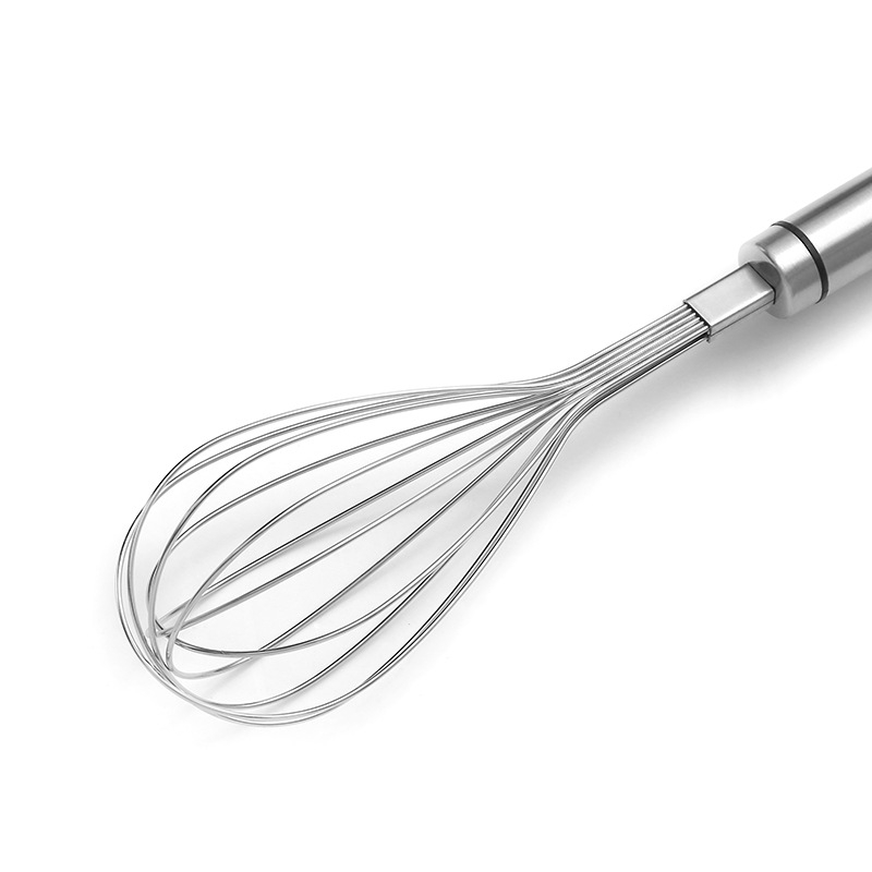Bețișor de mixat ouă din oțel inoxidabil, manual, 12 inch