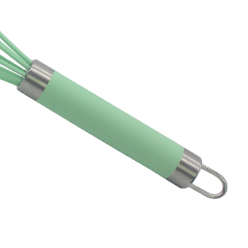 Beater manual pentru ouă, cu cap siliconat și mâner din cauciuc și plastic, ustensilă de bucătărie simplă, amestecător multifuncțional