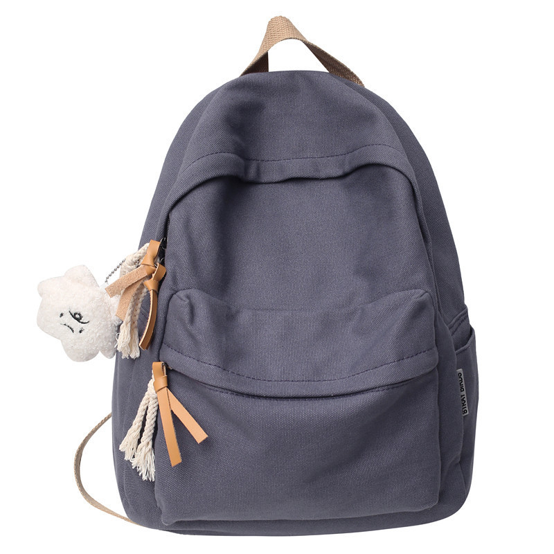 Platneni ruksak za svakodnevnu upotrebu, unisex, gradski minimalistički dizajn, kompatibilan s 14-inčnim prijenosnim računalom, lagan, kapacitet ispod 20 L