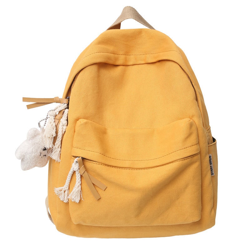 Platneni ruksak za svakodnevnu upotrebu, unisex, gradski minimalistički dizajn, kompatibilan s 14-inčnim prijenosnim računalom, lagan, kapacitet ispod 20 L