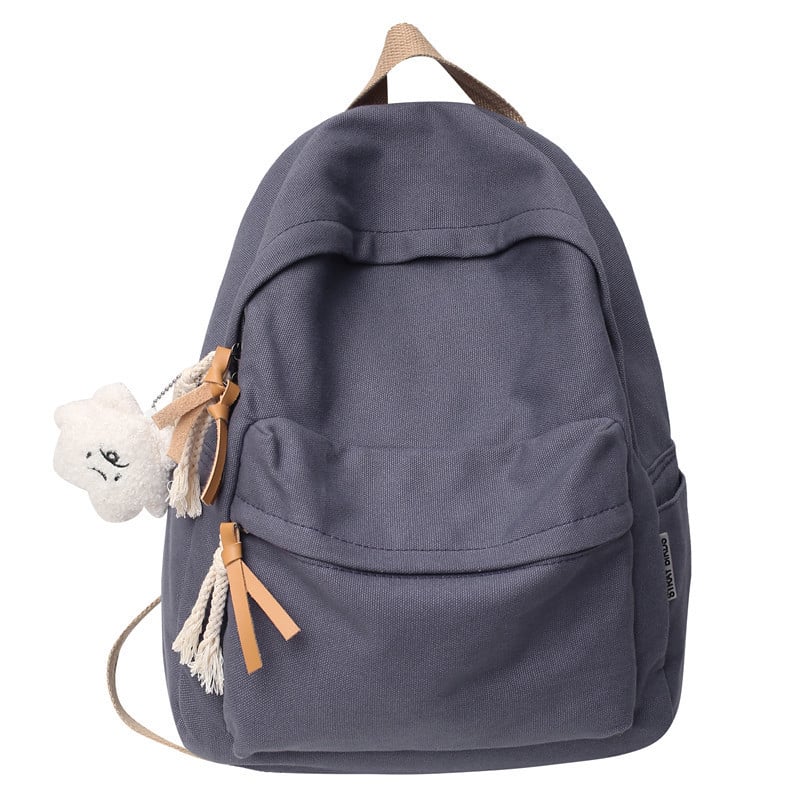 Platneni ruksak za svakodnevnu upotrebu, unisex, gradski minimalistički dizajn, kompatibilan s 14-inčnim prijenosnim računalom, lagan, kapacitet ispod 20 L