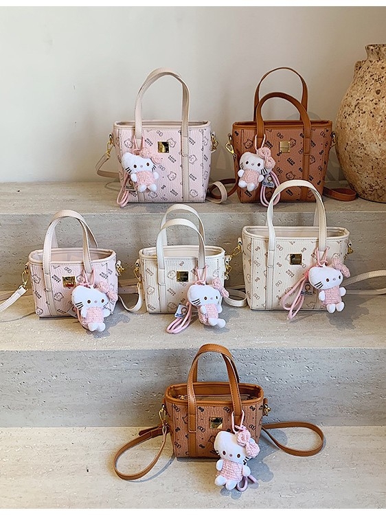 Ženska bucket torbica s printom, crossbody/rameni stil, 2025 novi model