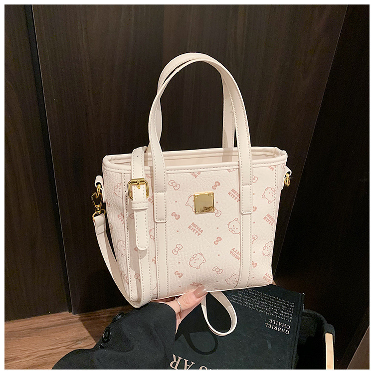 Ženska bucket torbica s printom, crossbody/rameni stil, 2025 novi model