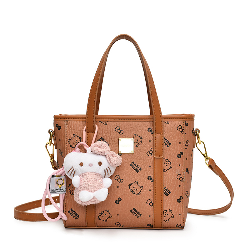 Ženska bucket torbica s printom, crossbody/rameni stil, 2025 novi model