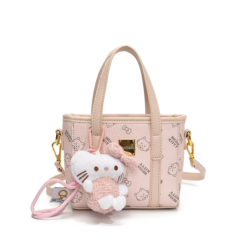 Ženska bucket torbica s printom, crossbody/rameni stil, 2025 novi model