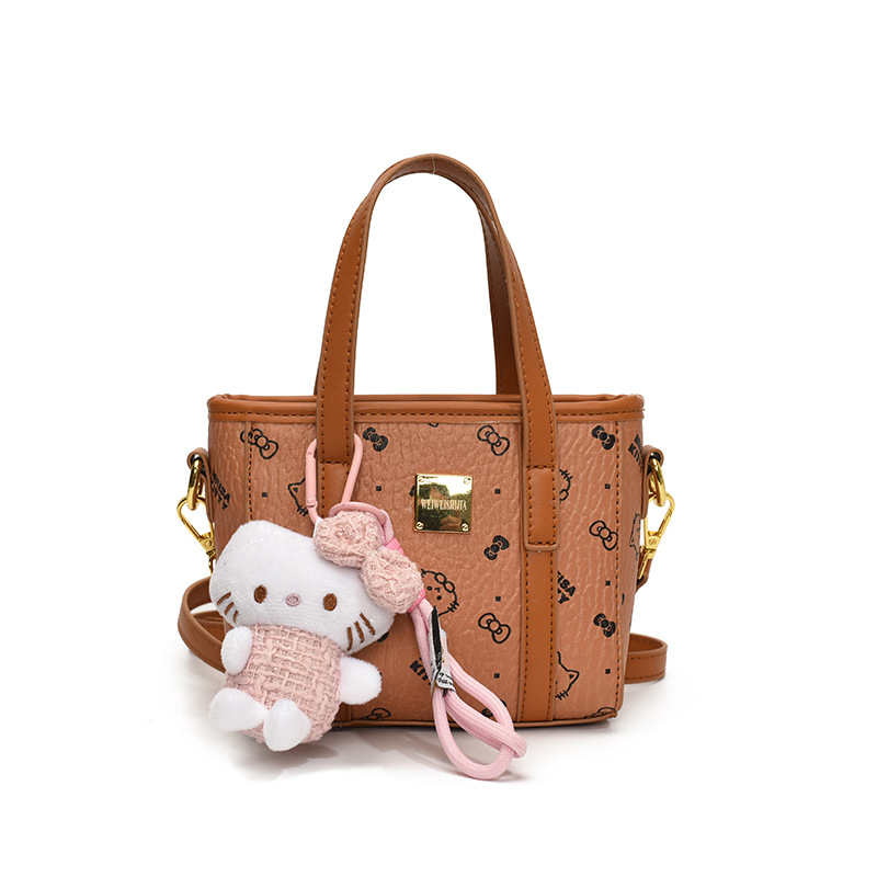 Ženska bucket torbica s printom, crossbody/rameni stil, 2025 novi model