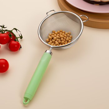 304 oțel inoxidabil – filtru pentru lapte de soia, strecurător pentru hrana bebelușilor, unealtă de umplere pentru tarte cu ou, sită pentru făină pentru bucătărie