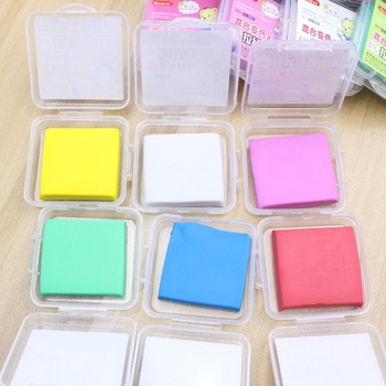 Blocuri de gumă lustruită – sigure și non-toxice pentru copii, plastilină modelatoare, gumă modelabilă și lut colorat care își schimbă culoarea