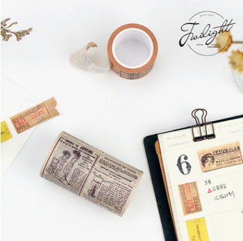 Bandă washi Twilight – Stil gotic, DIY jurnal, decor text retro, serie de 11 modele