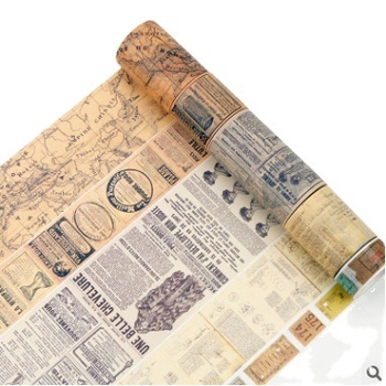 Bandă washi Twilight – Stil gotic, DIY jurnal, decor text retro, serie de 11 modele