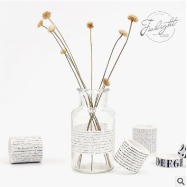Bandă washi Twilight – Stil gotic, DIY jurnal, decor text retro, serie de 11 modele