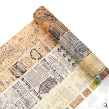 Bandă washi Twilight – Stil gotic, DIY jurnal, decor text retro, serie de 11 modele