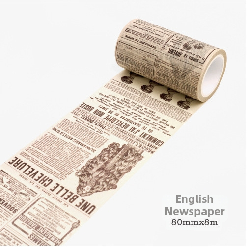 Twilight washi páska – gotický štýl, DIY denník, retro textové dekorácie séria, 11 dizajnov
