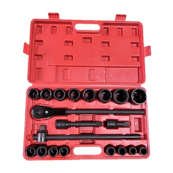 Set de 21 piese, cu impact pneumatic de 3/4 inch, cu prize hexagonale, pentru reparații auto