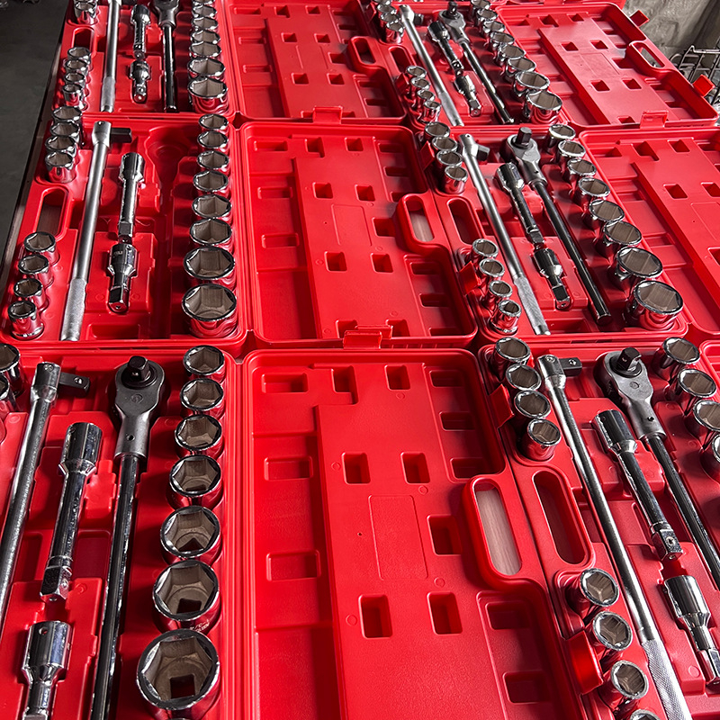 Set de 21 piese, cu impact pneumatic de 3/4 inch, cu prize hexagonale, pentru reparații auto