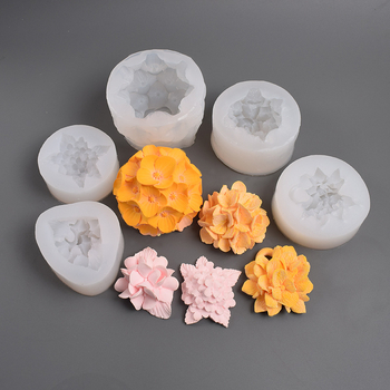 Forme din silicon 3D pentru flori — ciocolată, fondant și cofetărie; flori din gips și lumânări aromate