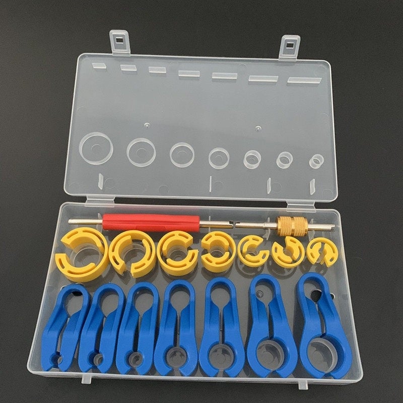 Conector cu clemă pentru conducta de ulei a climatizării auto, demontare rapidă a conductelor de gaz
