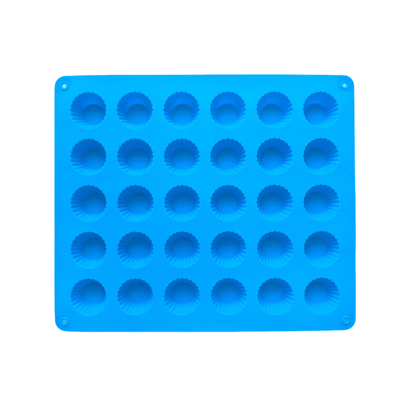 Formă din silicon pentru coacere, cu 30 de cavități, matriță 3D pentru prăjituri și ciocolată, pentru fursecuri, formă neregulată