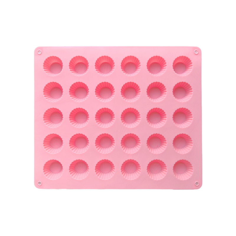 Formă din silicon pentru coacere, cu 30 de cavități, matriță 3D pentru prăjituri și ciocolată, pentru fursecuri, formă neregulată