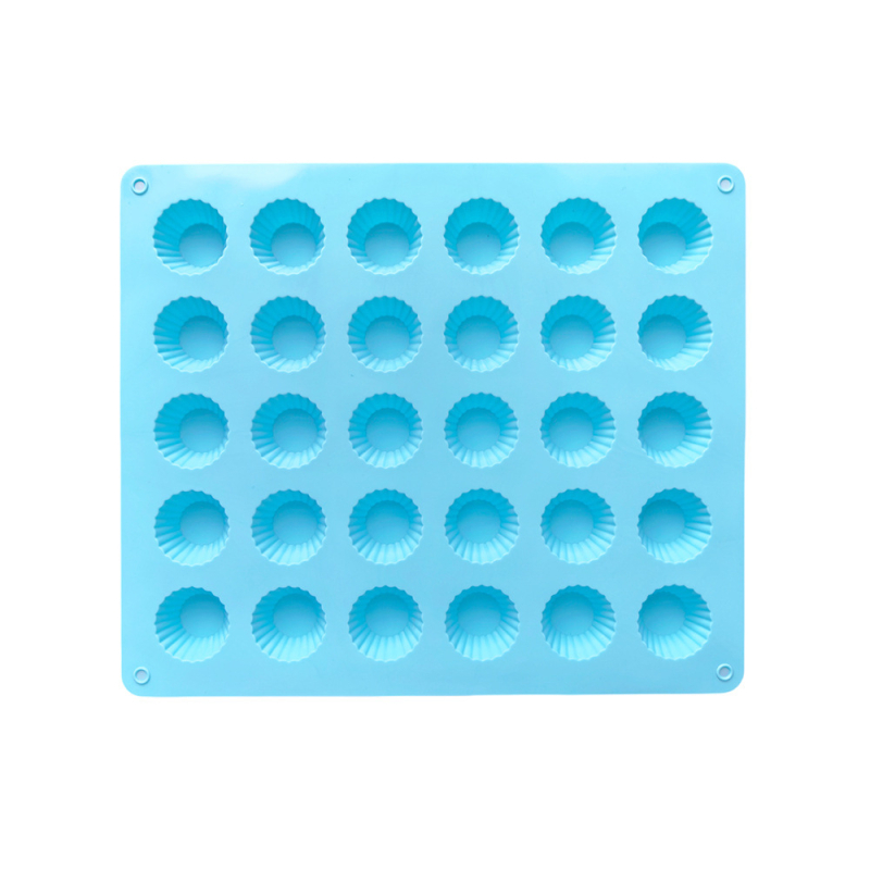 Formă din silicon pentru coacere, cu 30 de cavități, matriță 3D pentru prăjituri și ciocolată, pentru fursecuri, formă neregulată