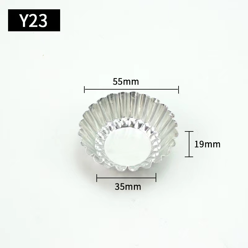 Formă reutilizabilă din aluminiu pentru tarte cu ou, utilizare casnică, tavă pentru budincă, matriță pentru coacere, prăjitură din orez aburit