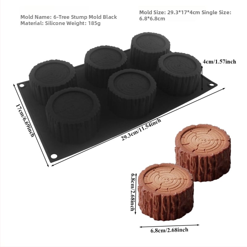 Noul format 3D cu frunză de arțar într-o nuanță de toamnă aurie, matriță de mousse din silicon, formă cilindrică în formă de frunză, desert franțuzesc