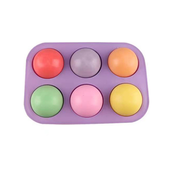 Formă din silicon pentru ciocolată și mousse – mare formă semisferică pentru mousse torturi, ustensil bucătărie pentru cofetărie DIY, cu găuri: 6 mari, 6 mici, 8, 15, 24