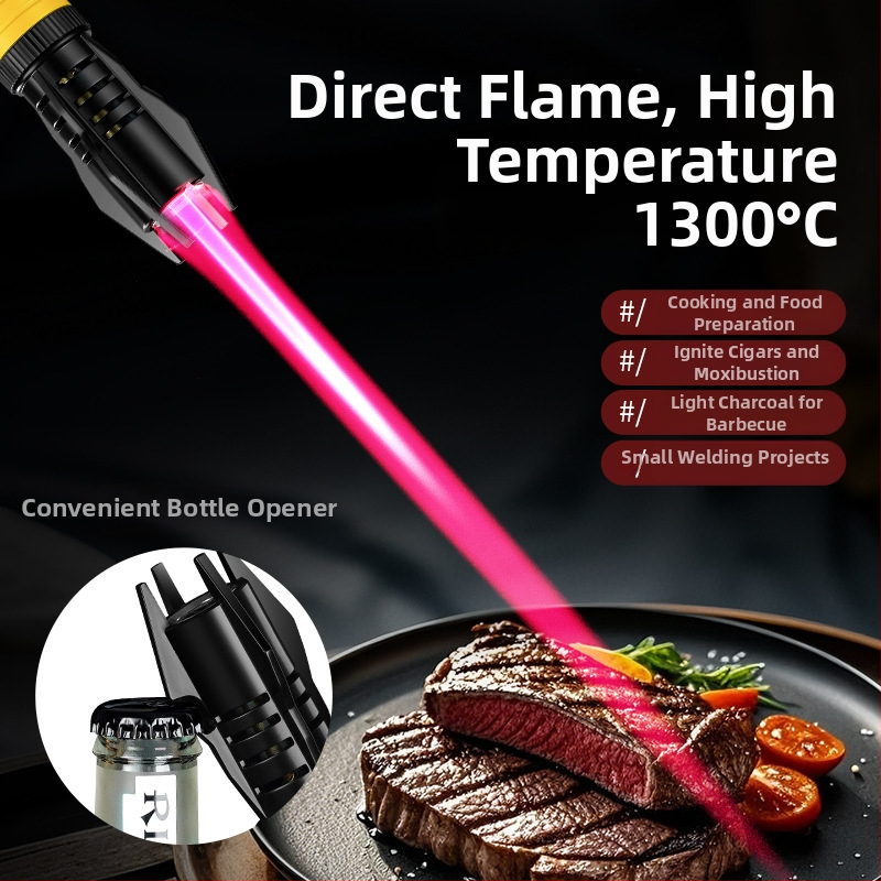 9035A Aprindere cu flamă roșie pentru BBQ și moxibustie, portabilă pentru exterior