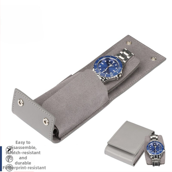 Kožená krabička na hodinky, pre jeden kus hodín, elegantné balenie šperkov, prenášateľná cestovná taška pre mechanické hodinky